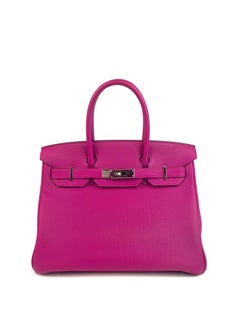 Hermes Birkin 30 Rose Pourpre Palladium Hardware 2018