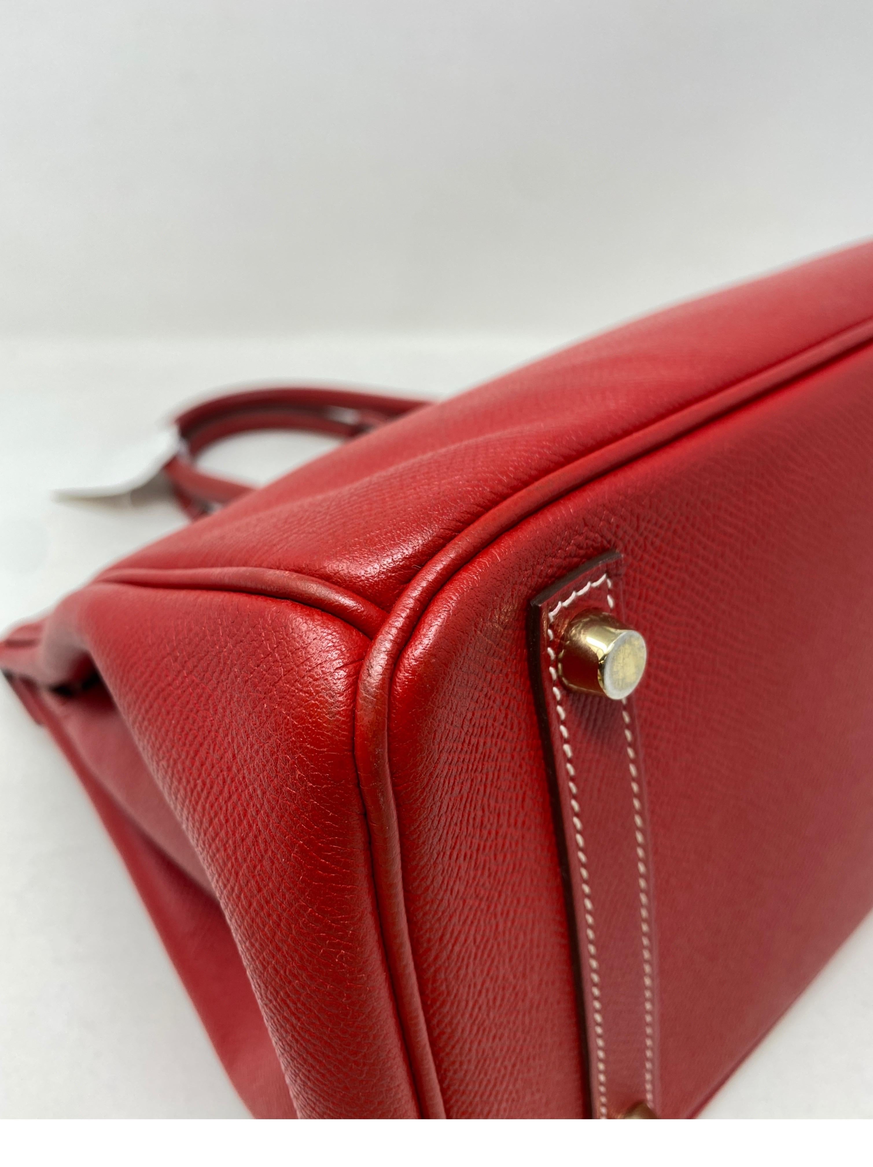 Hermes Birkin 30 Rouge Casaque Candy Bag 2
