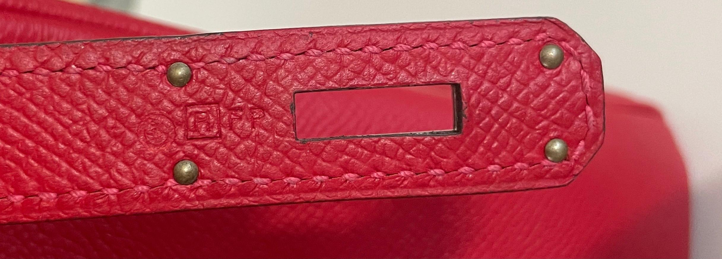 Hermes Birkin 30 Rouge Casaque Red Epsom Leather Palladium Hardware  2