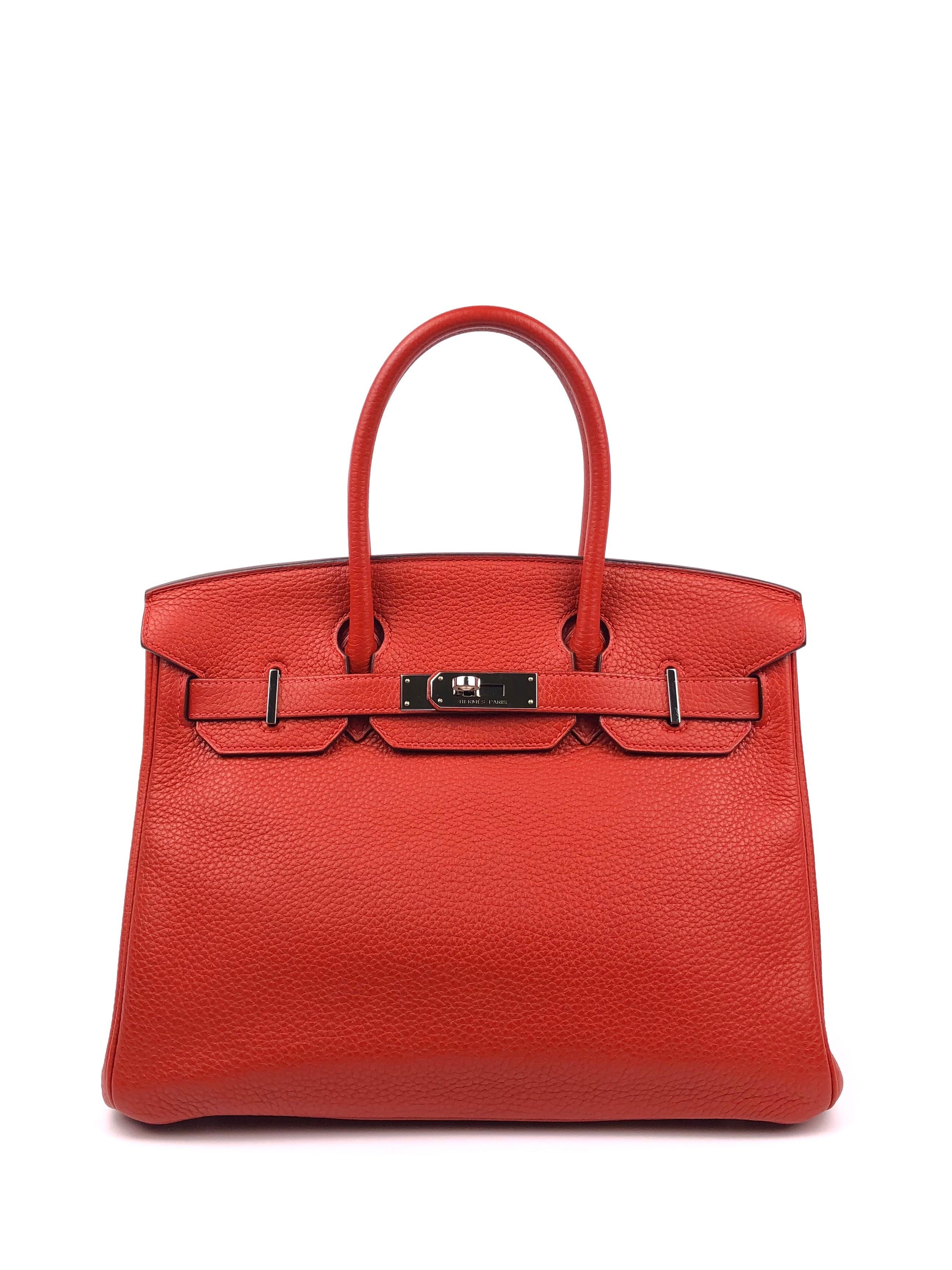 Hermes Birkin 30 Rouge Casaque Red Palladium Hardware. Excellent condition, light hairlines on hardware, perfect corners. Q Stamp 2013.

Shop with Confidence from Lux Addicts. Authenticity Guaranteed! 