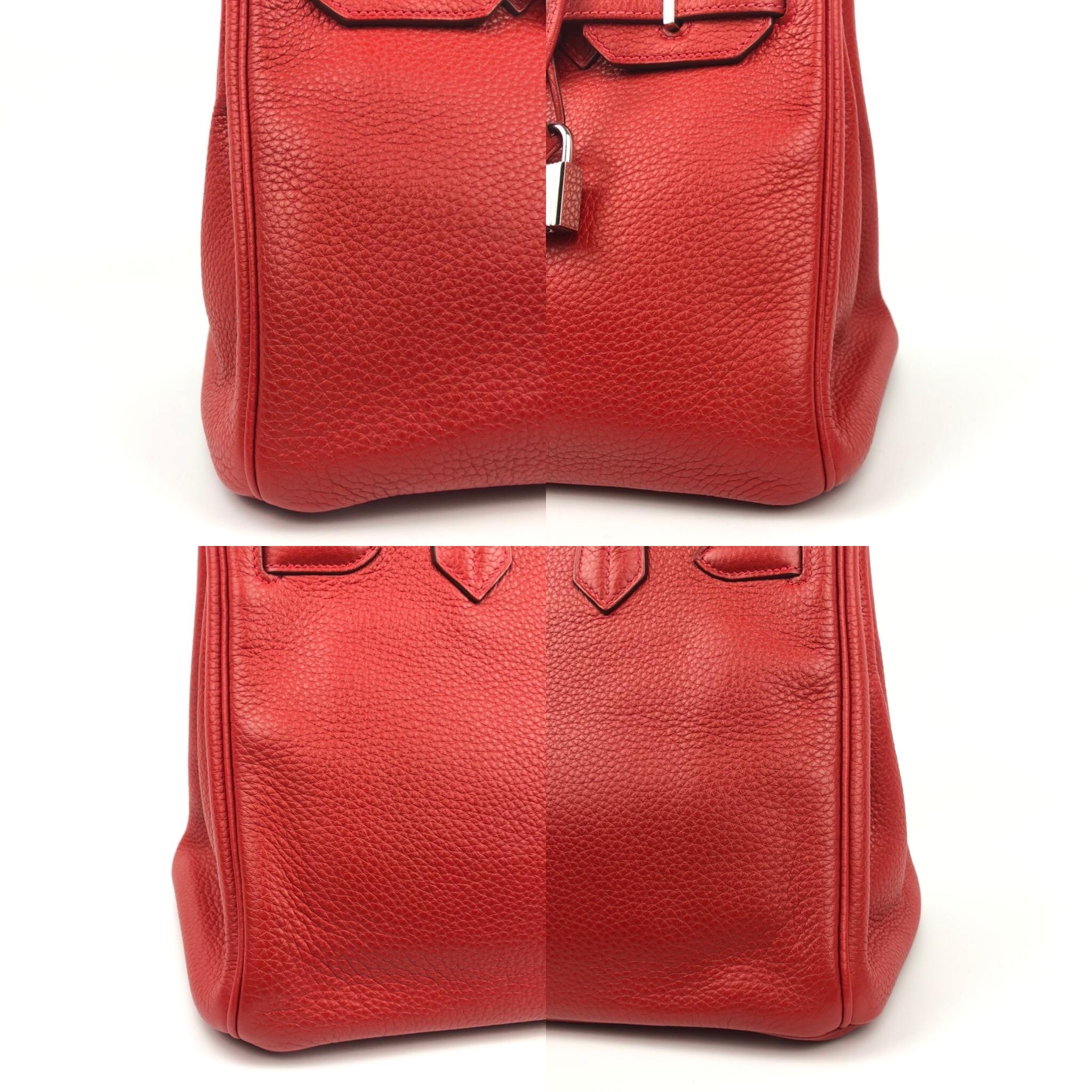 Hermes Birkin 30 Rouge Casaque Red Palladium Hardware 4