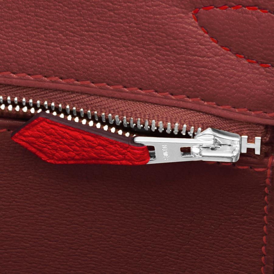Hermes Birkin 30 Rouge Casaque Verso Bag Red Y Stamp, 2020 RARE Limited Edition 6