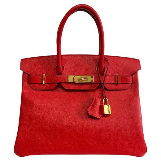 Hermes birkin handbag rouge - Gem