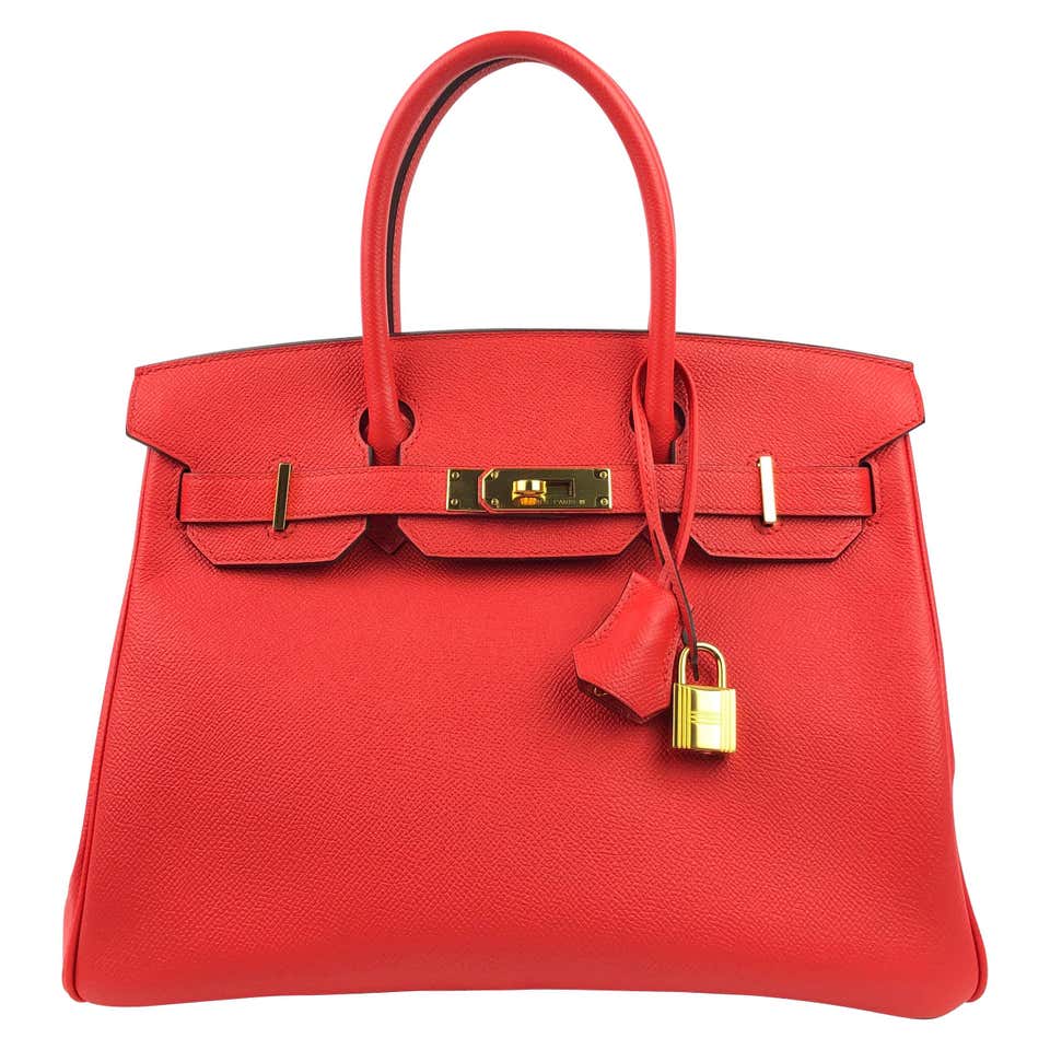 red birkin bags   sale  stdibs
