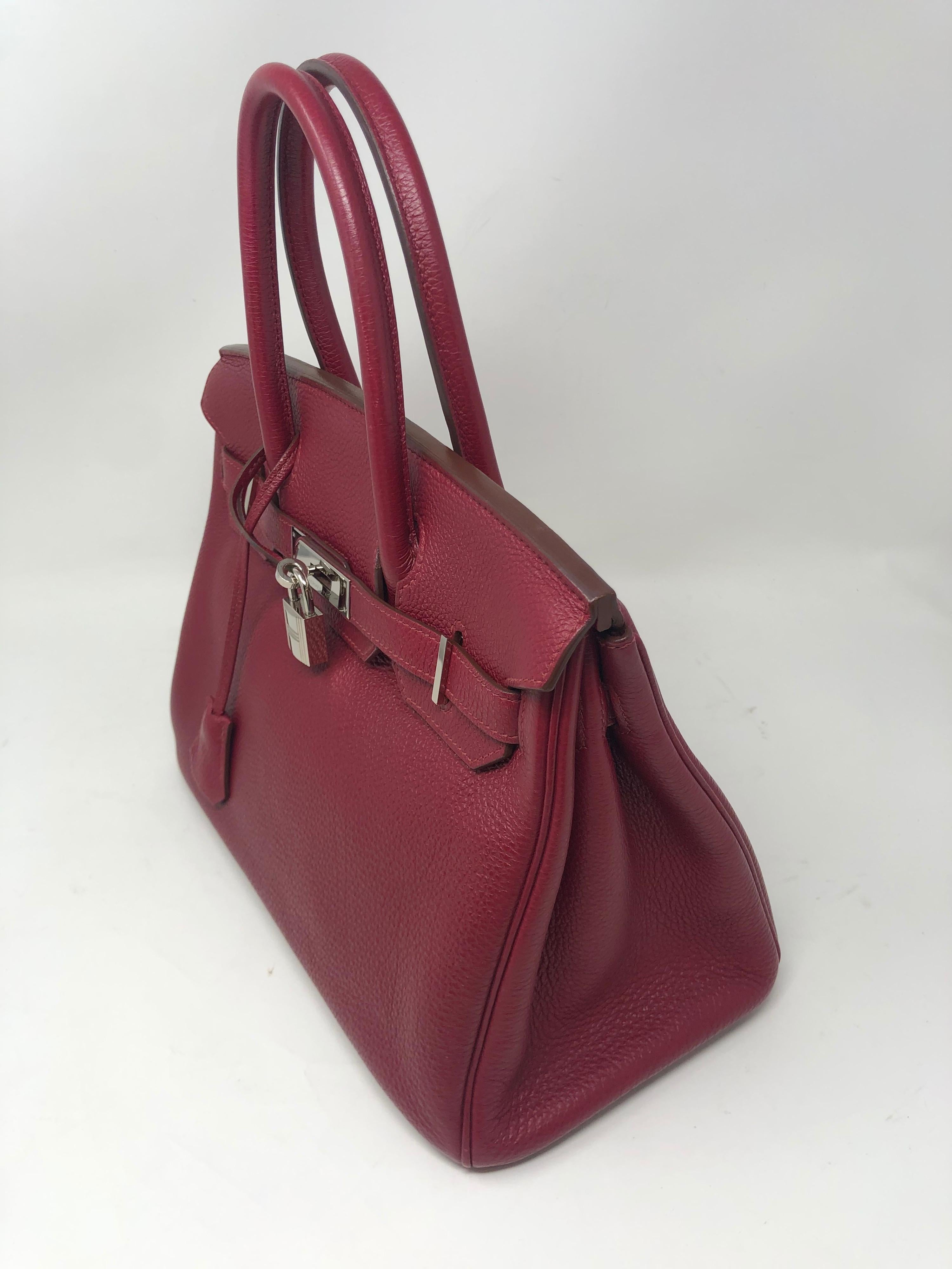 Women's or Men's Hermes Birkin 30 Rubis Red 