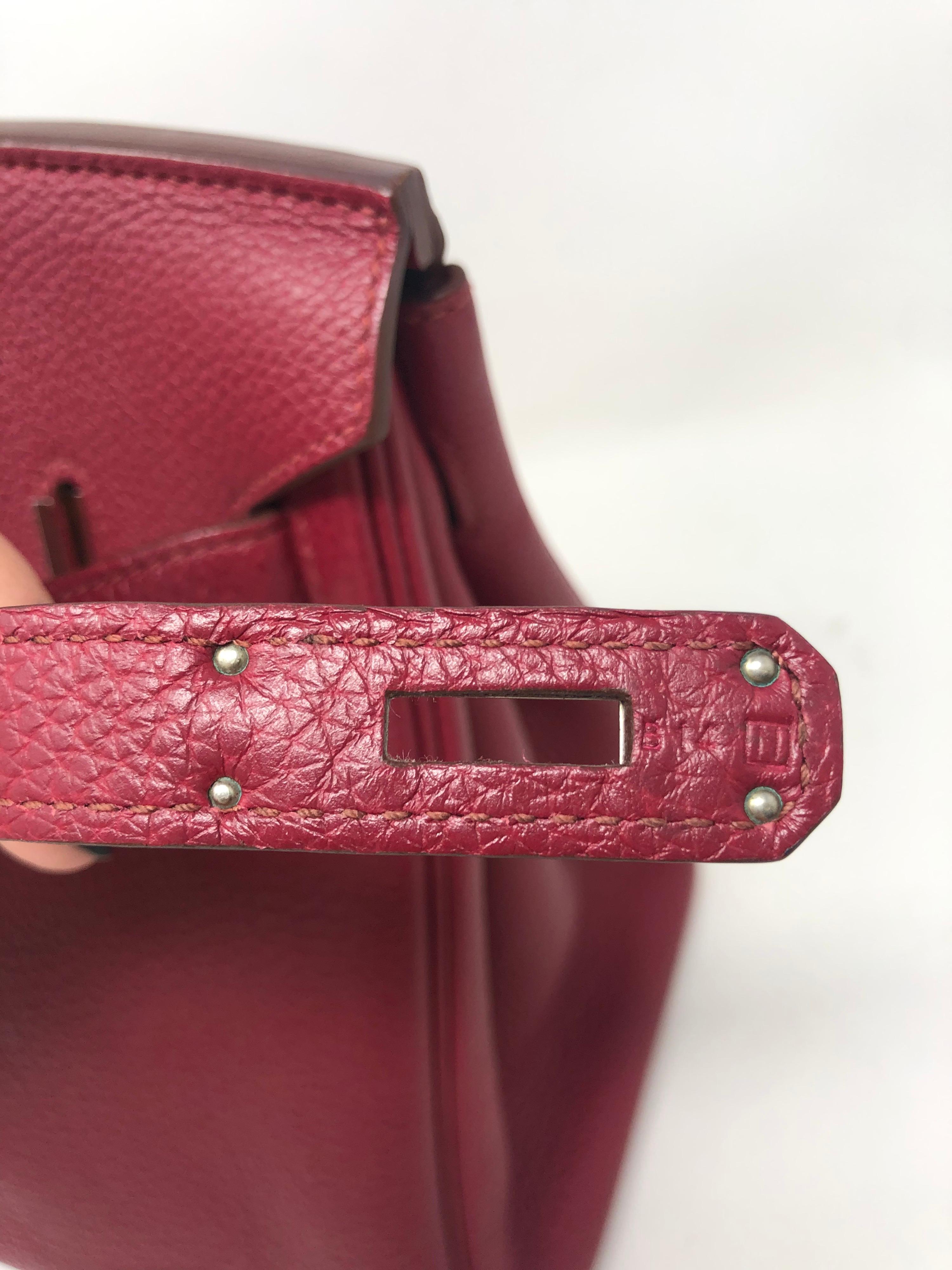 Hermes Birkin 30 Rubis Red at 1stDibs