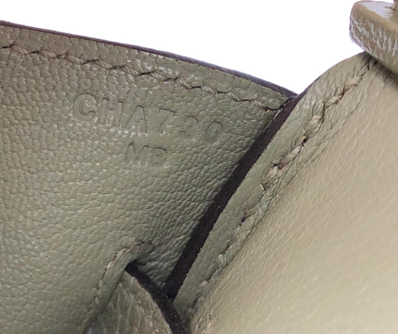 Hermes Birkin 30 Sauge Sage Gray Grey Palladium Hardware 2018 1