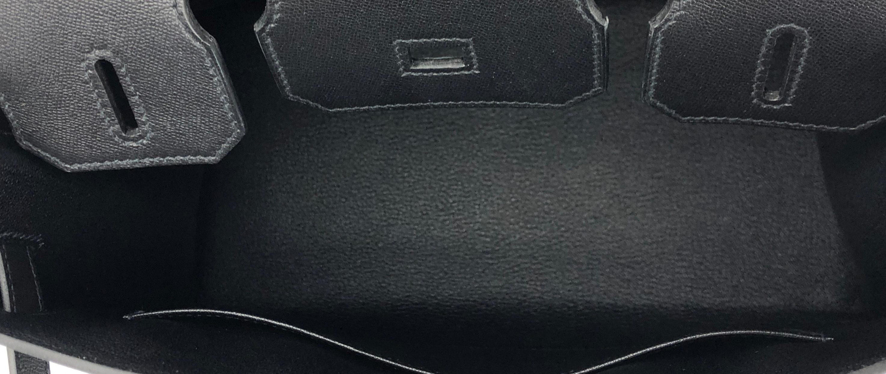 Hermes Birkin 30 Sellier Black Noir Madame Leather Gold Hardware  4