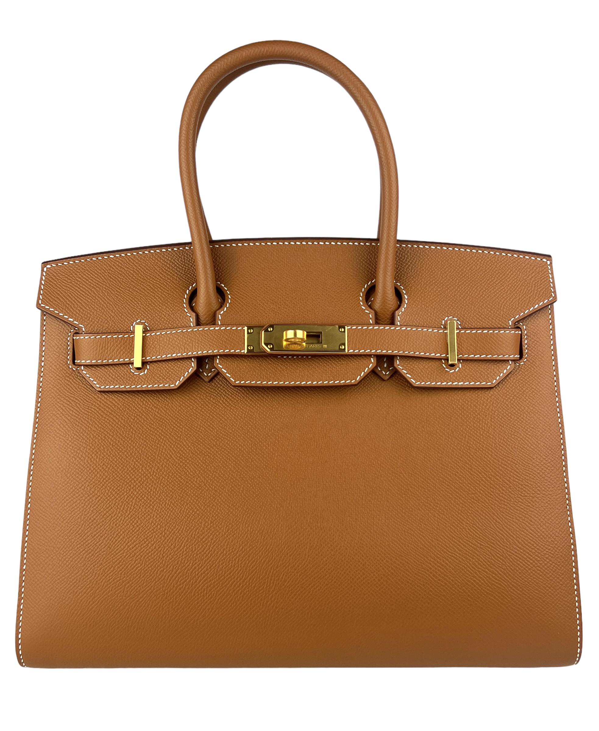 As New Absolutely Stunning Rare Limited Edition Hermes Birkin 30 Sellier Gold Epsom Leather.Complimented by Epsom Leather and Palladium Hardware. Y Stamp 2020. 

Please see Photo 10 Bag has minor marks on the bottom interior from the couchette, lock