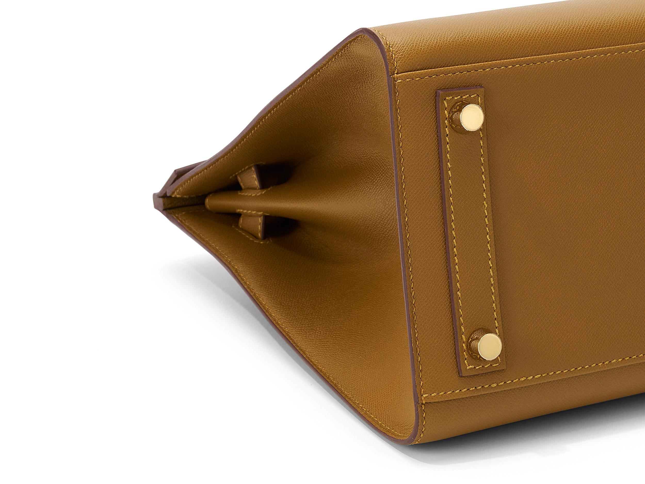 da uomo o donna Hermès Birkin 30 Sellier Veau Madame Bronzo Dore Hardware Oro in vendita