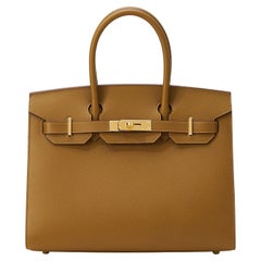 Hermès Birkin 30 Sellier Veau Madame Bronze Dore Gold Hardware