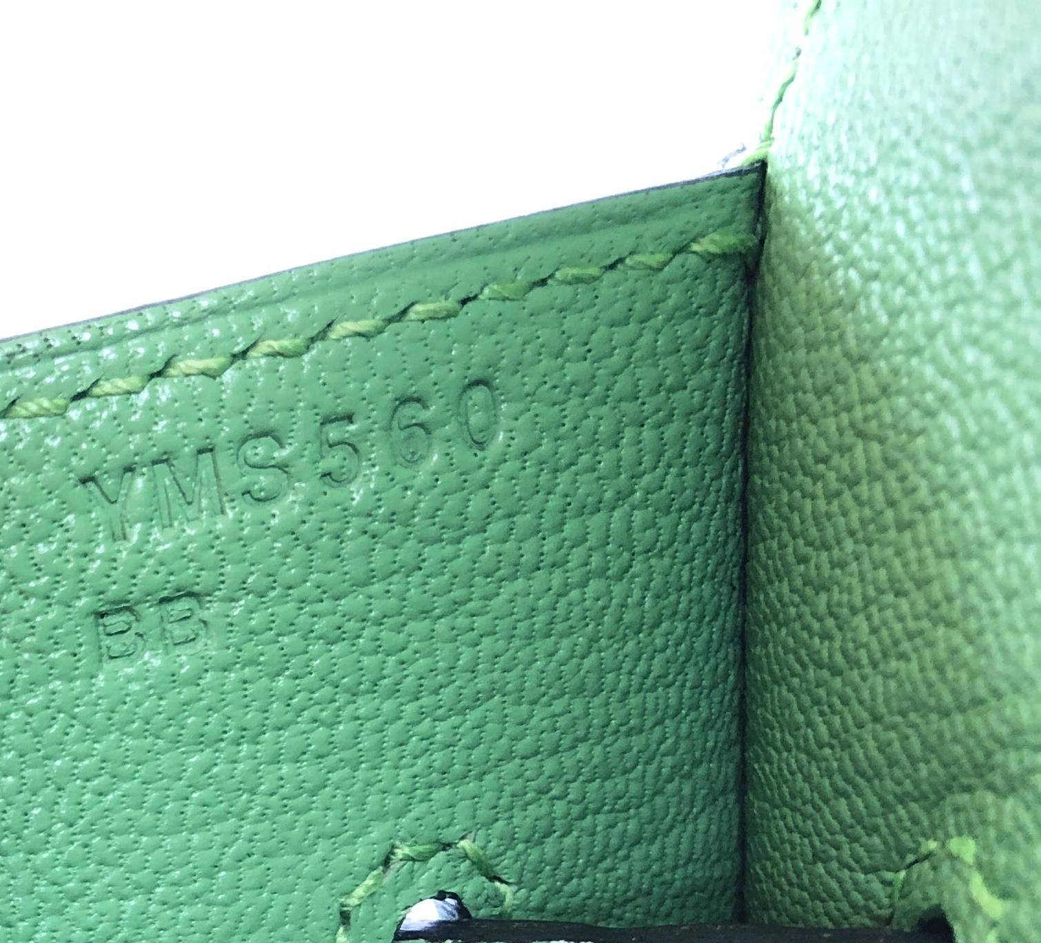 Hermes Birkin 30 Sellier Vert Criquet Green Epsom Gold Hardware NEW 1