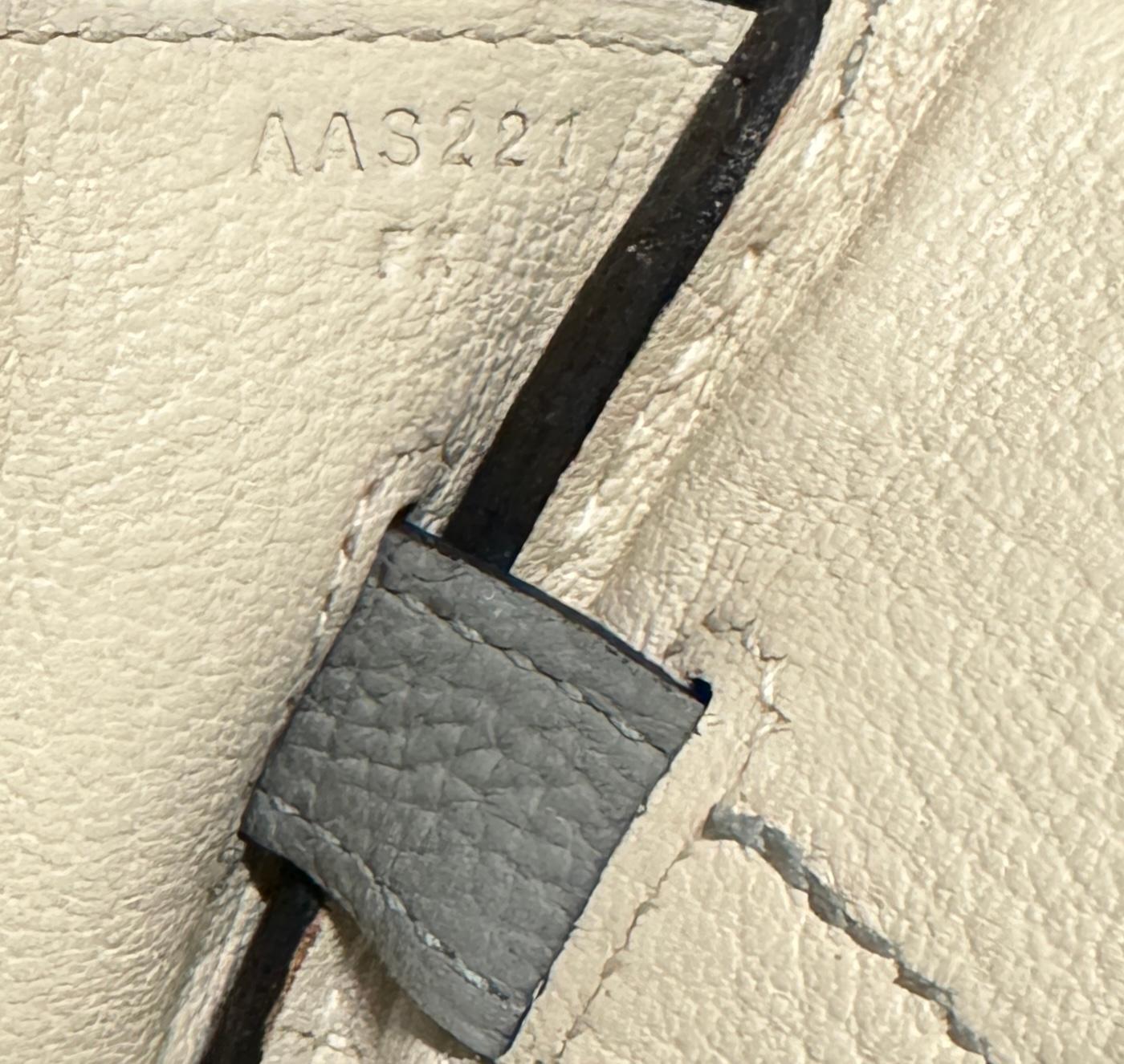 Hermes Birkin 30 Special Order Gris Mouette Gray & Craie Leather Gold Hardware 2
