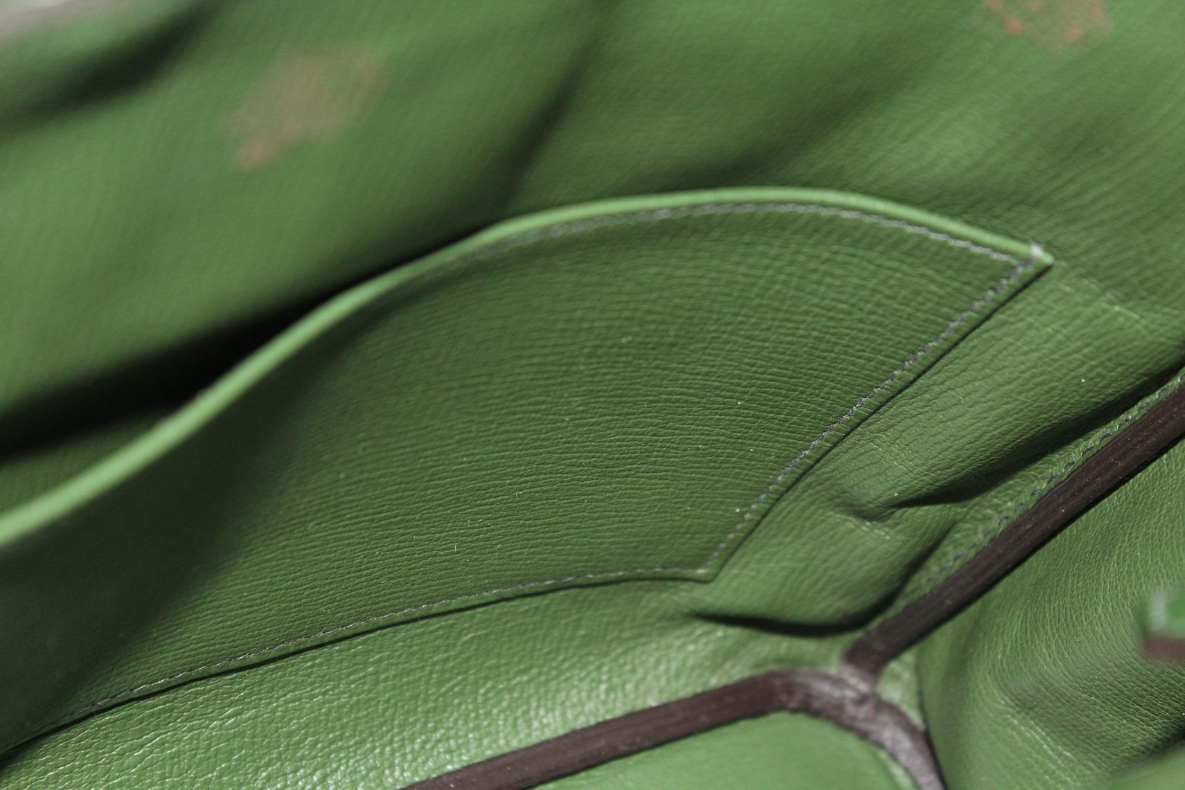 Women's Hermes Birkin 30 Swift Green Leather 