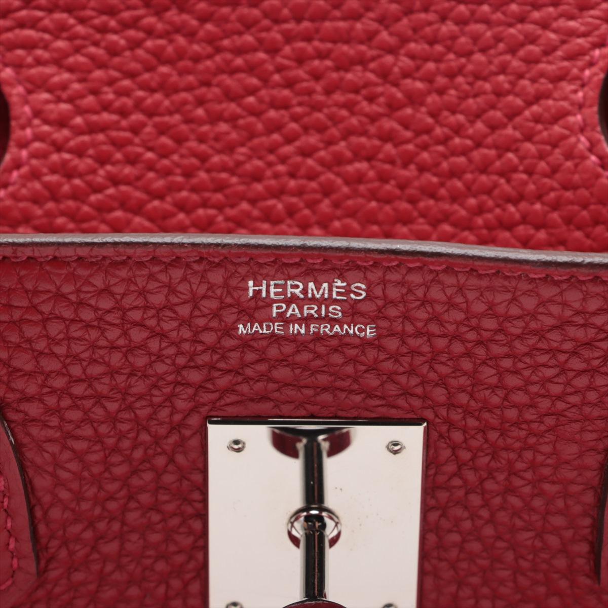 Hermes Birkin 30 Taurillon Clemence Rouge For Sale 7