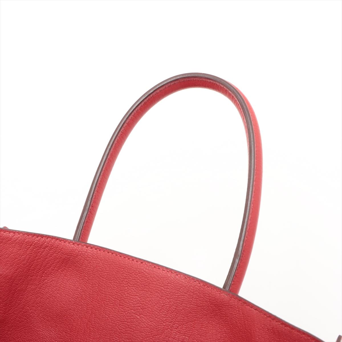 Hermes Birkin 30 Taurillon Clemence Rouge For Sale 11