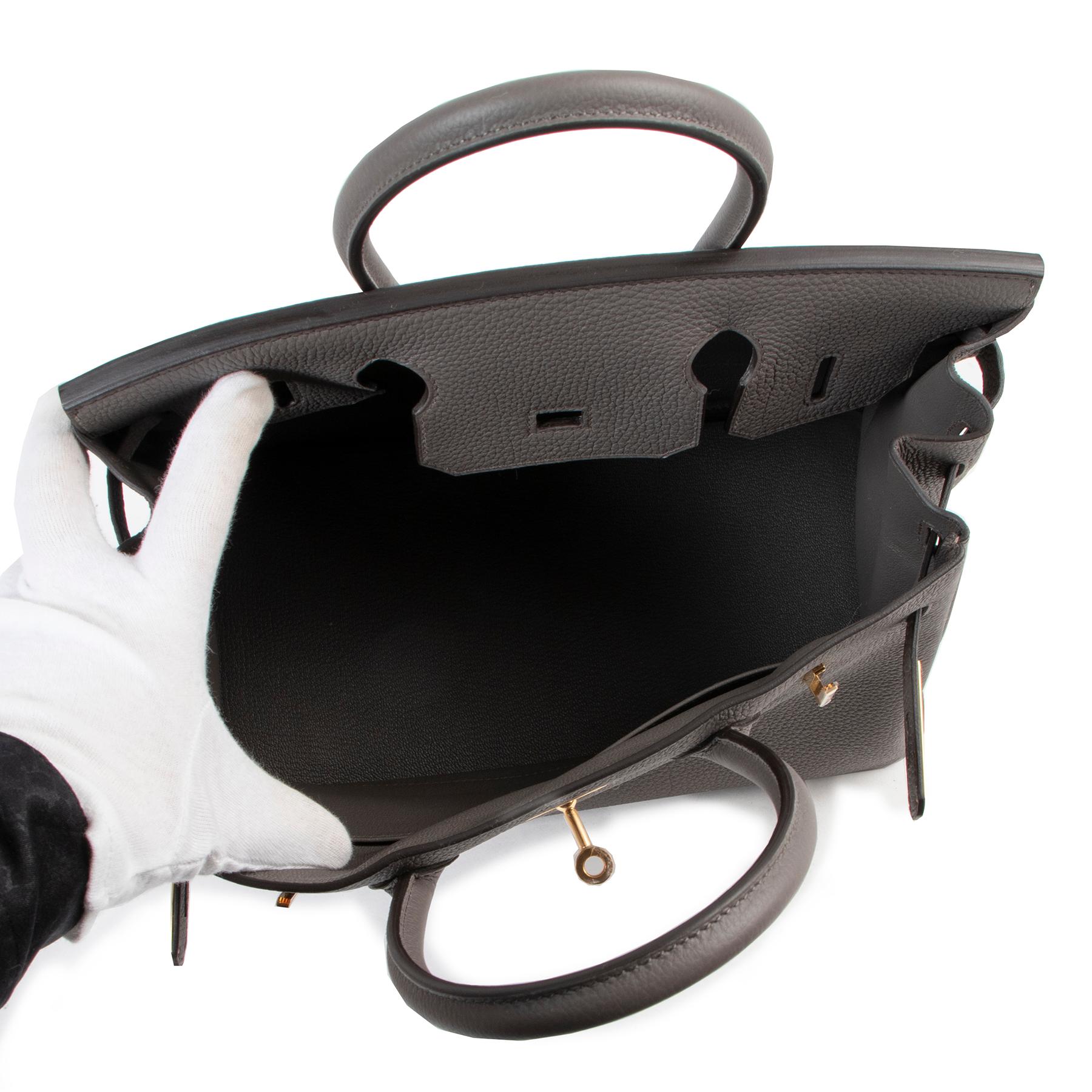 birkin 30 gris etain