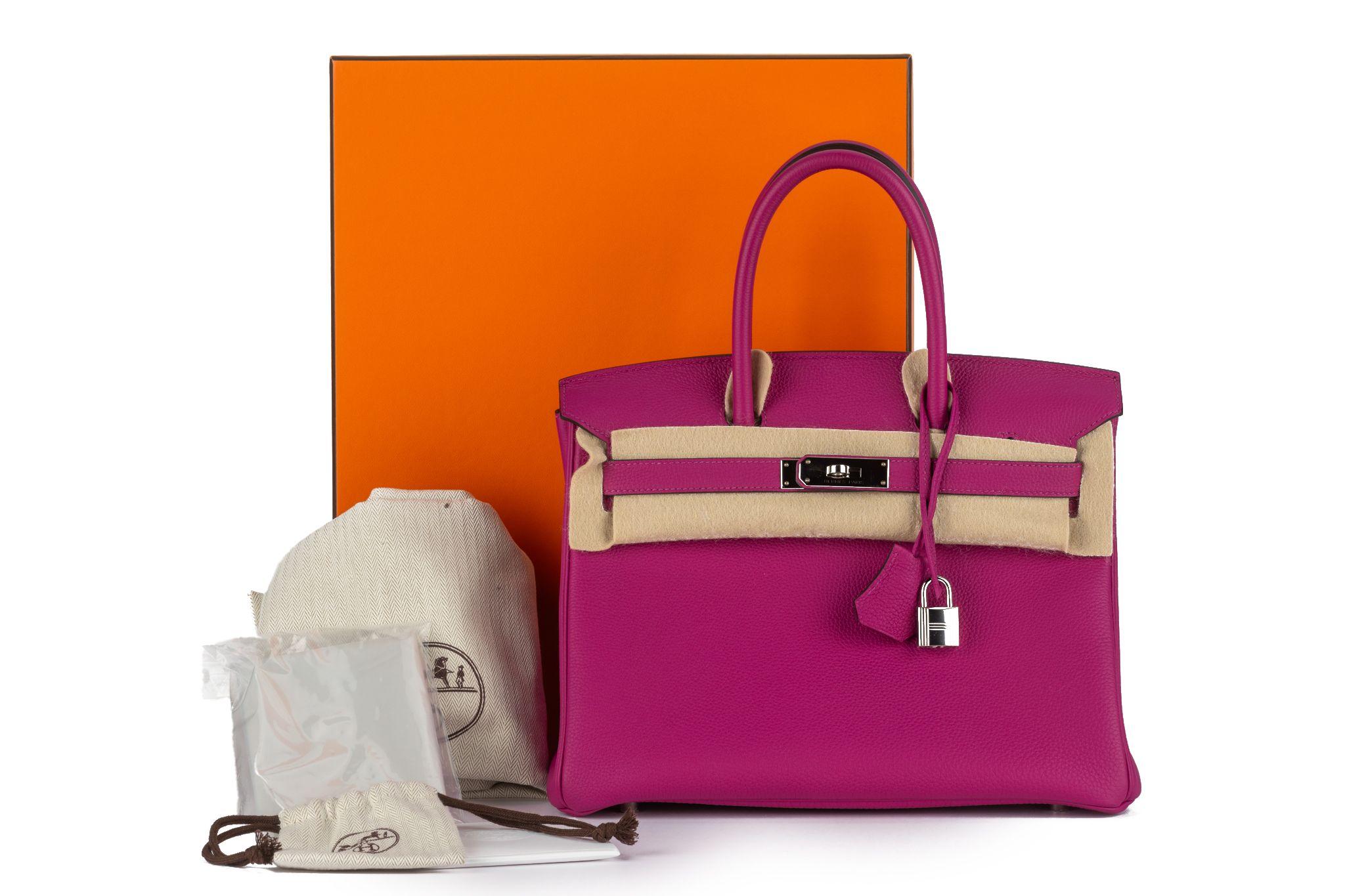 Hermès Birkin 30 Togo Magnolia Palladium 9