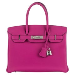 Hermès Birkin 30 Togo Magnolia Palladium