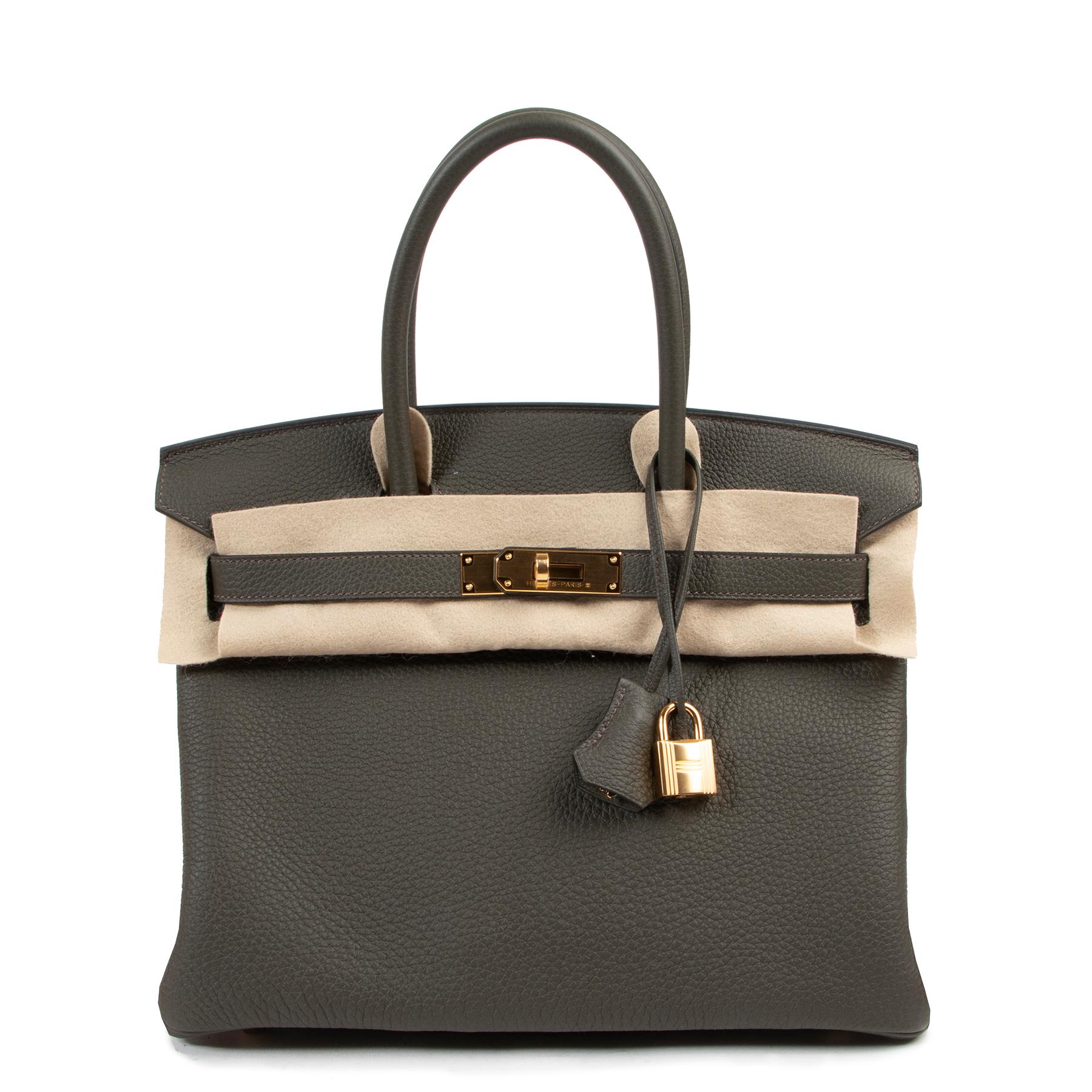 birkin 30 vert de gris