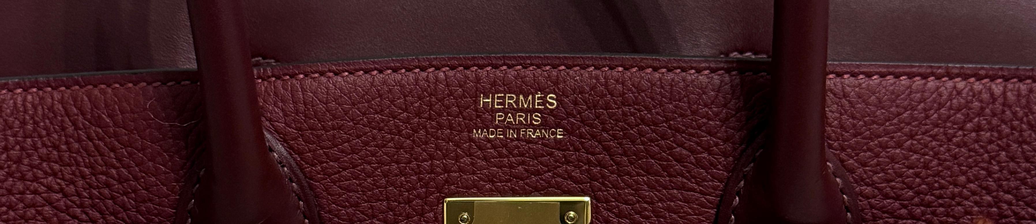 Hermes Birkin 30 Touch Verso Rouge H Red Rose Azalea Pink Leather Gold Hardware 2