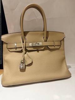 Hermes Birkin 30 Trench togo palladium hardware bag