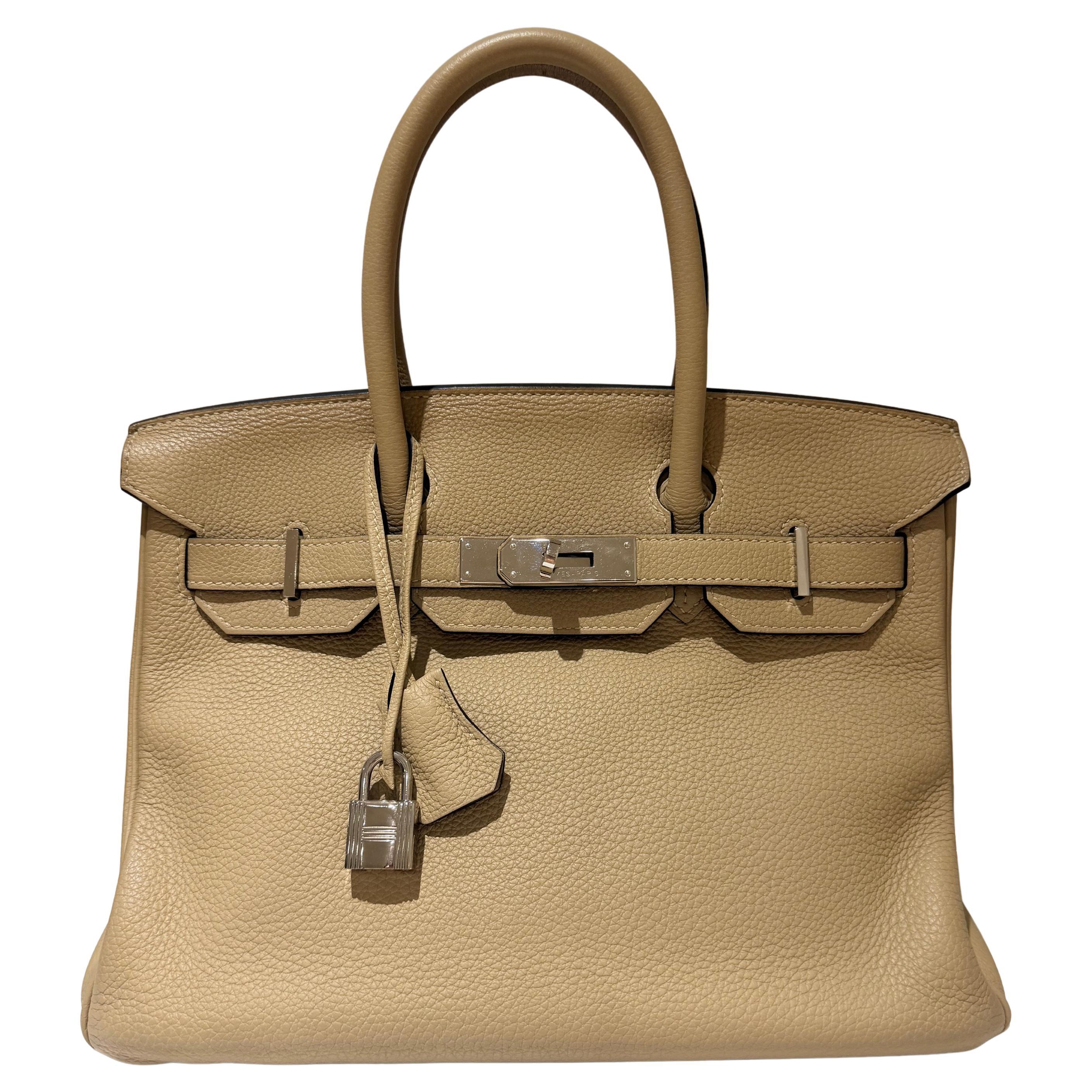 Hermes Birkin 30 Trench togo palladium hardware bag en vente