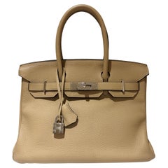 Hermes Birkin 30 Trench togo palladium hardware bag