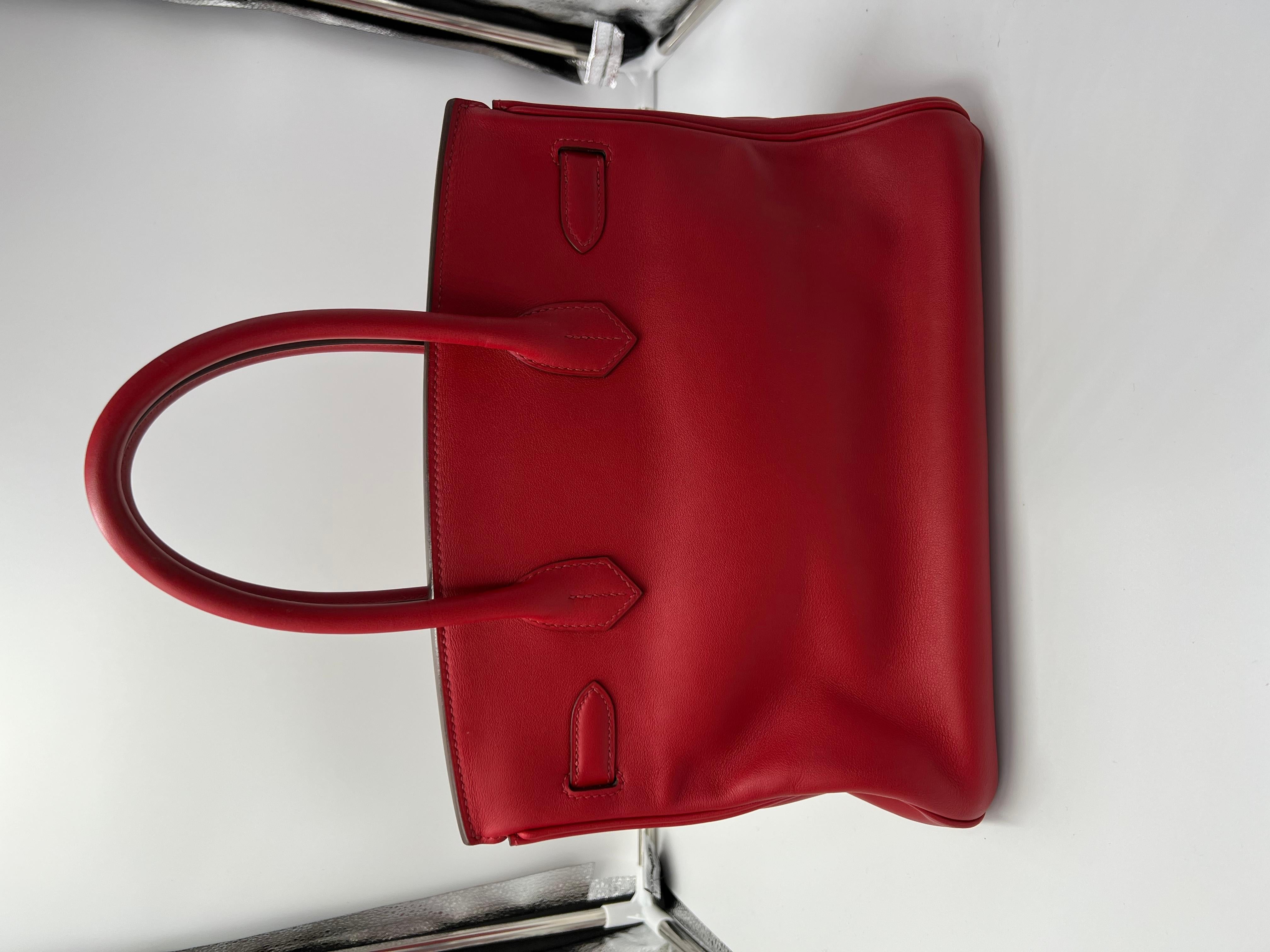 Hermes Birkin 30 Tressage Rouge de Coeur Swift 3