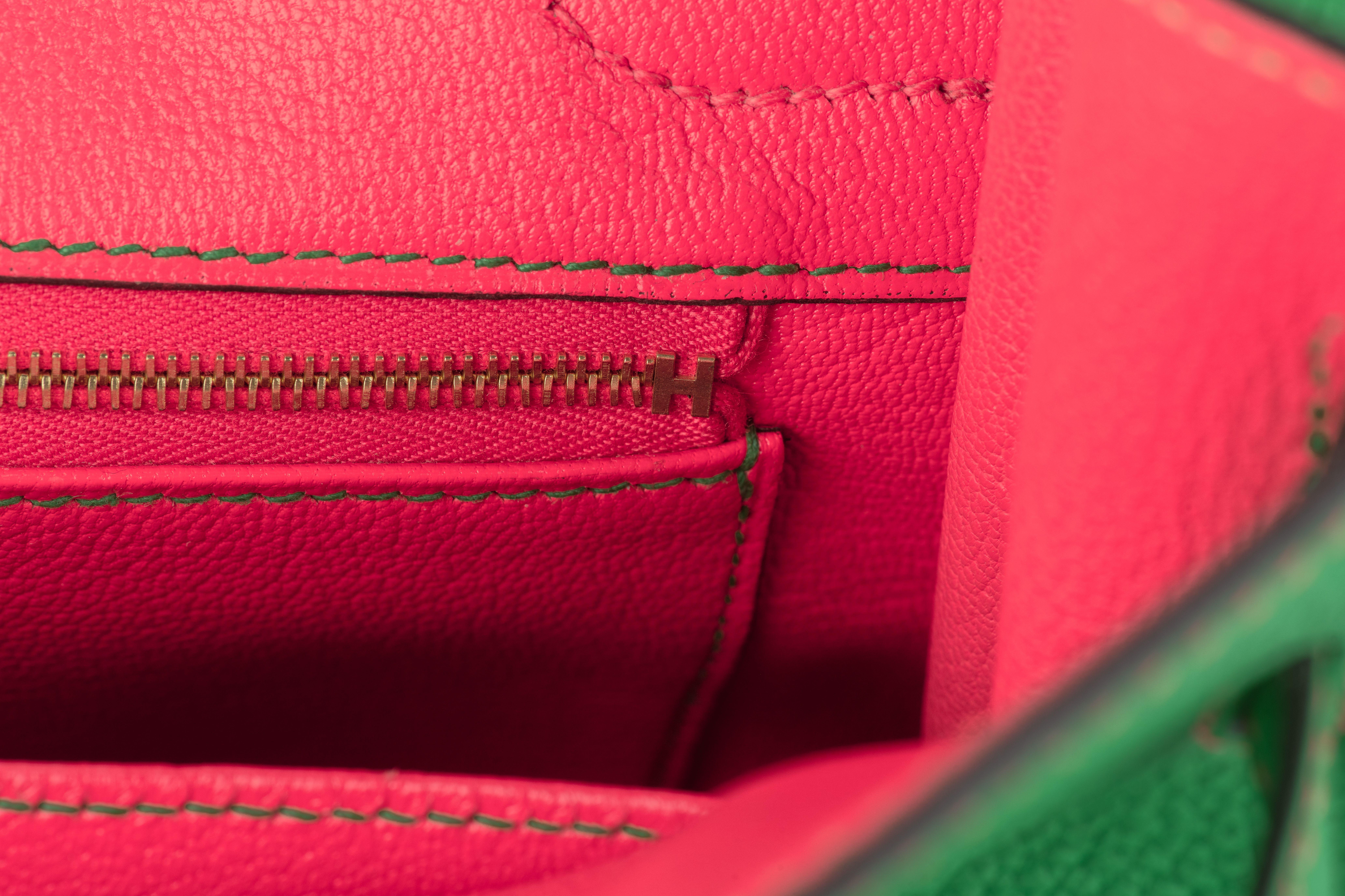 Hermès Birkin 30 Verso Bamboo Togo For Sale 5