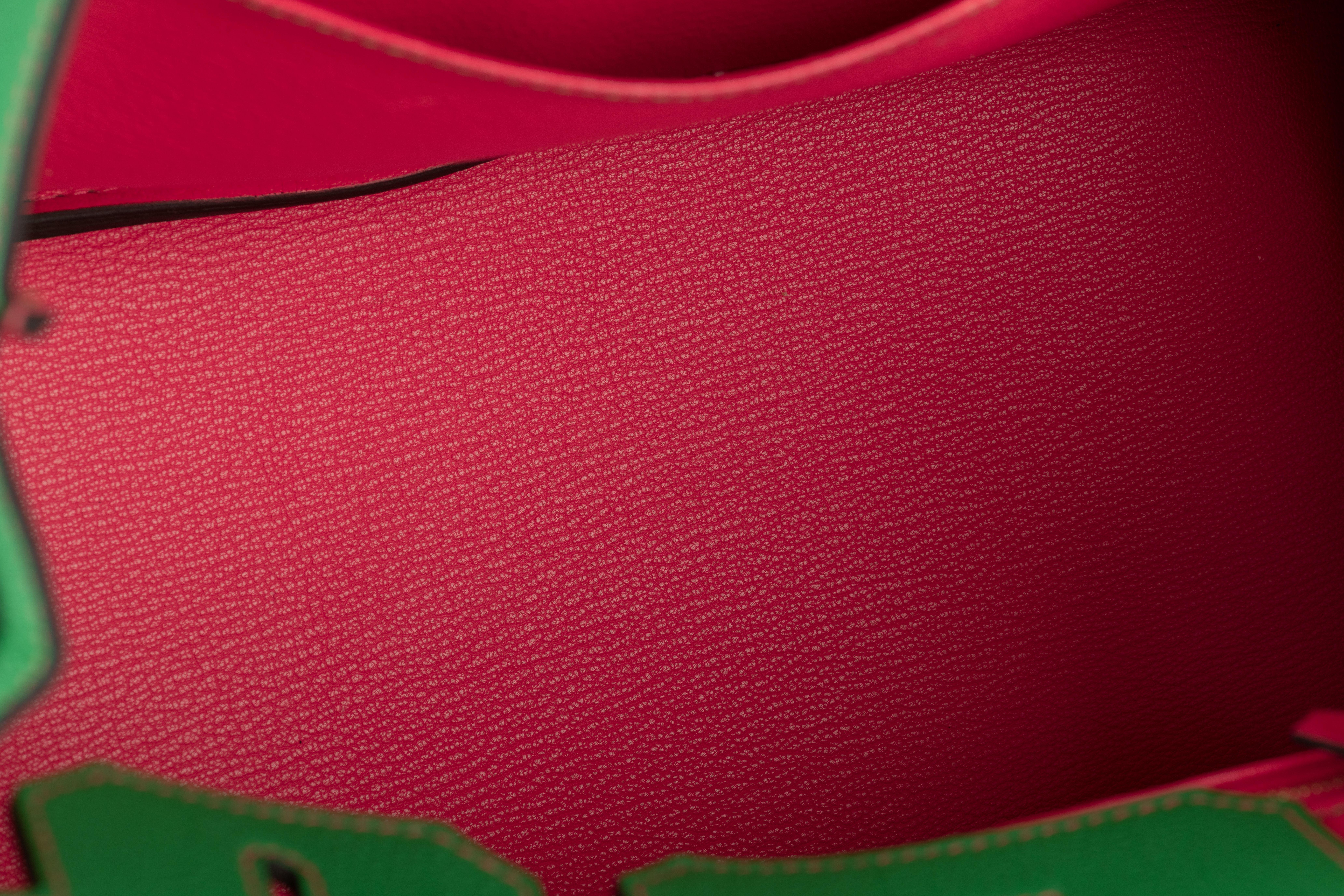 Hermès Birkin 30 Verso Bamboo Togo For Sale 7