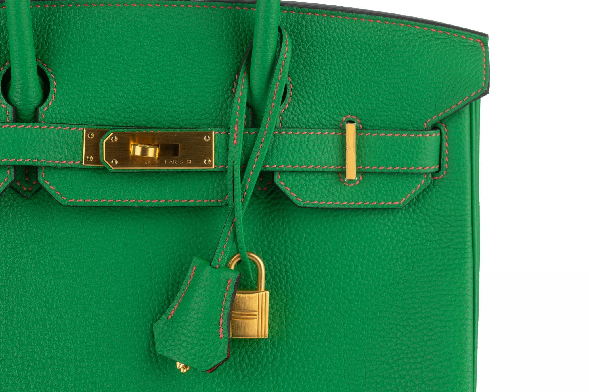 Hermès Birkin 30 Verso Bamboo Togo For Sale 1