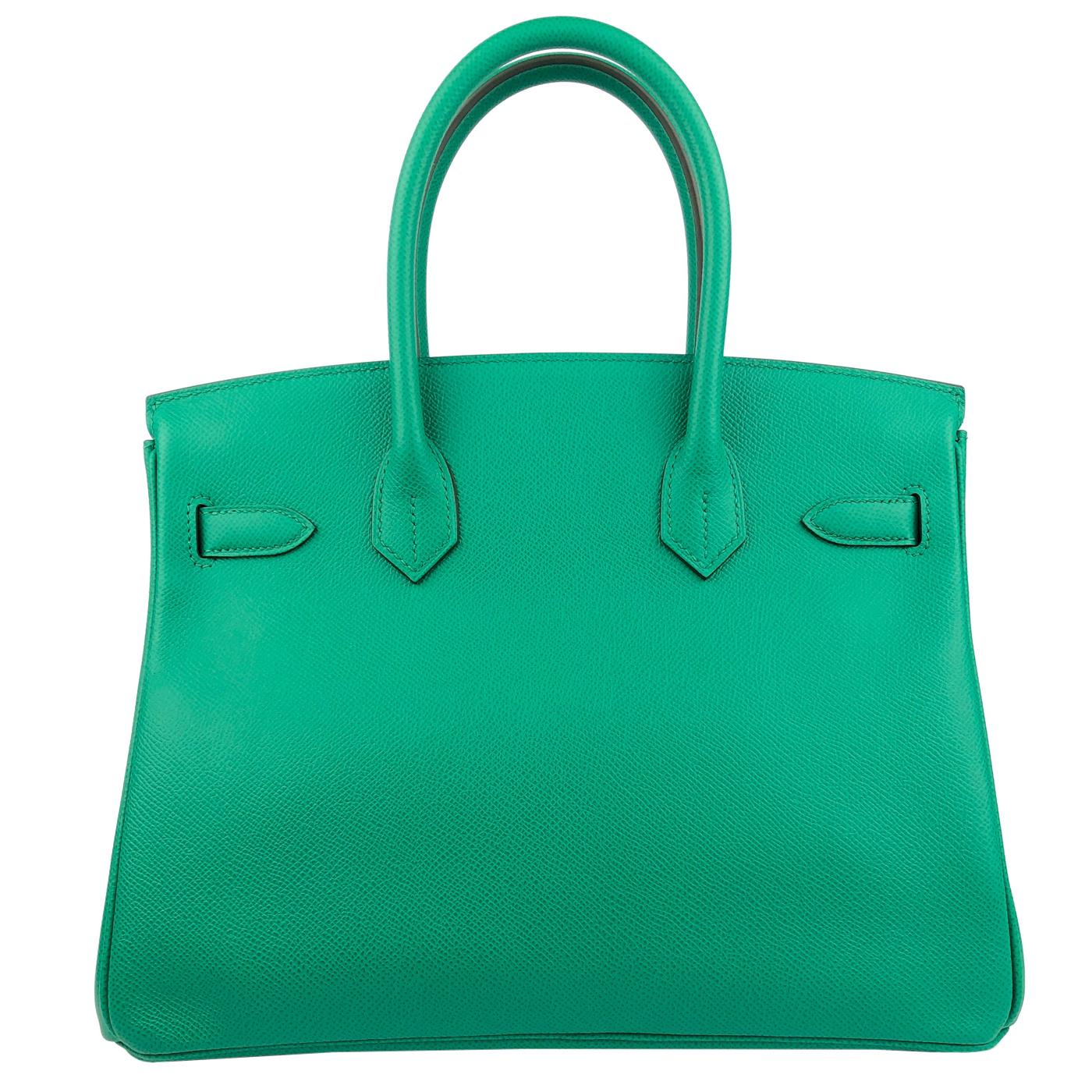 Women's Hermès Birkin 30 Vert Jade Green Epsom With Gold Hardware For Sale