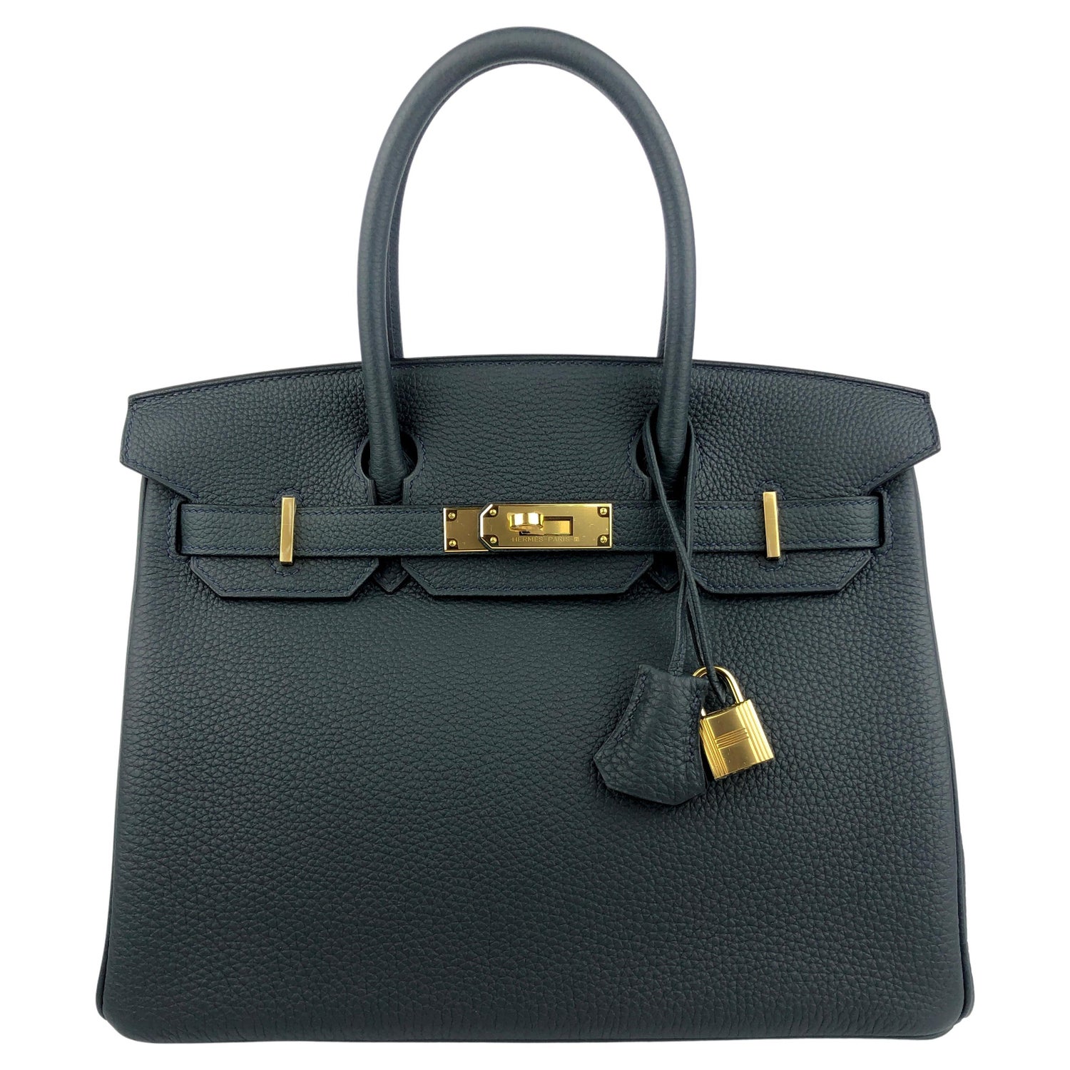 Hermès Birkin 25 Gold Togo Gold Hardware Leather Handbags Brown