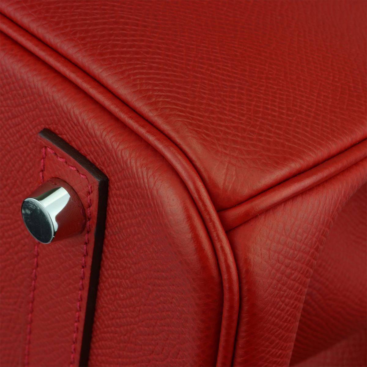 Hermès Birkin 30cm Bag Rouge Casaque Epsom Leather w/Palladium Hardware 2013 5