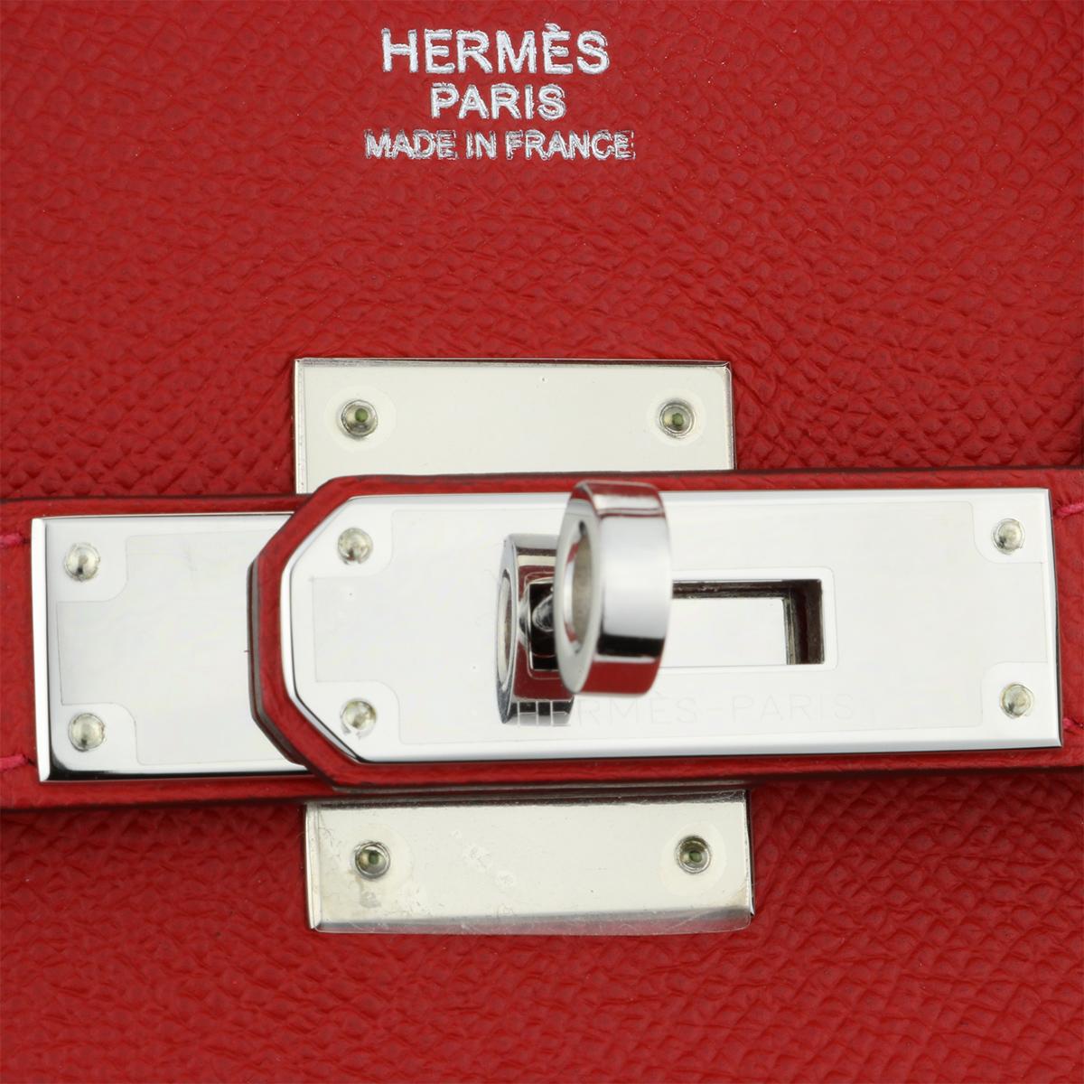 Hermès Birkin 30cm Bag Rouge Casaque Epsom Leather w/Palladium Hardware 2013 6