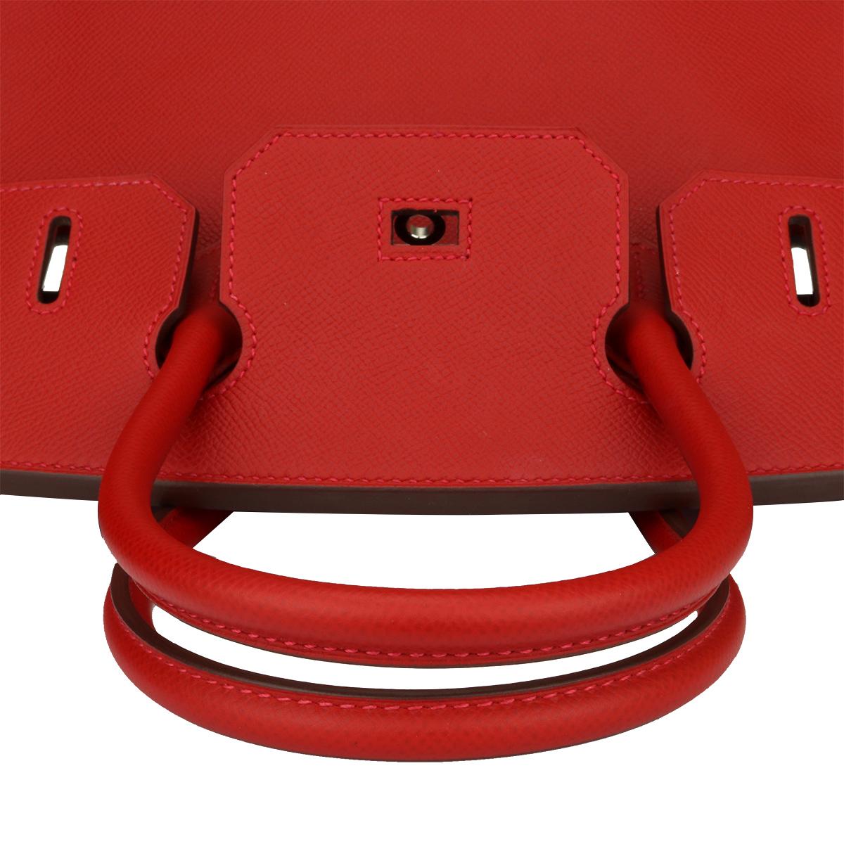 Hermès Birkin 30cm Bag Rouge Casaque Epsom Leather w/Palladium Hardware 2013 7