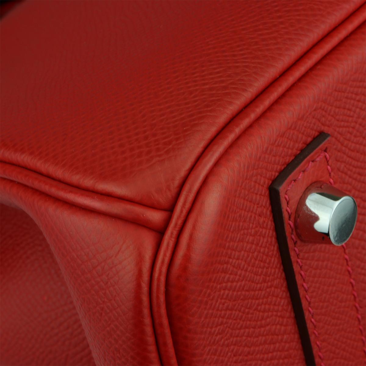Hermès Birkin 30cm Bag Rouge Casaque Epsom Leather w/Palladium Hardware 2013 2