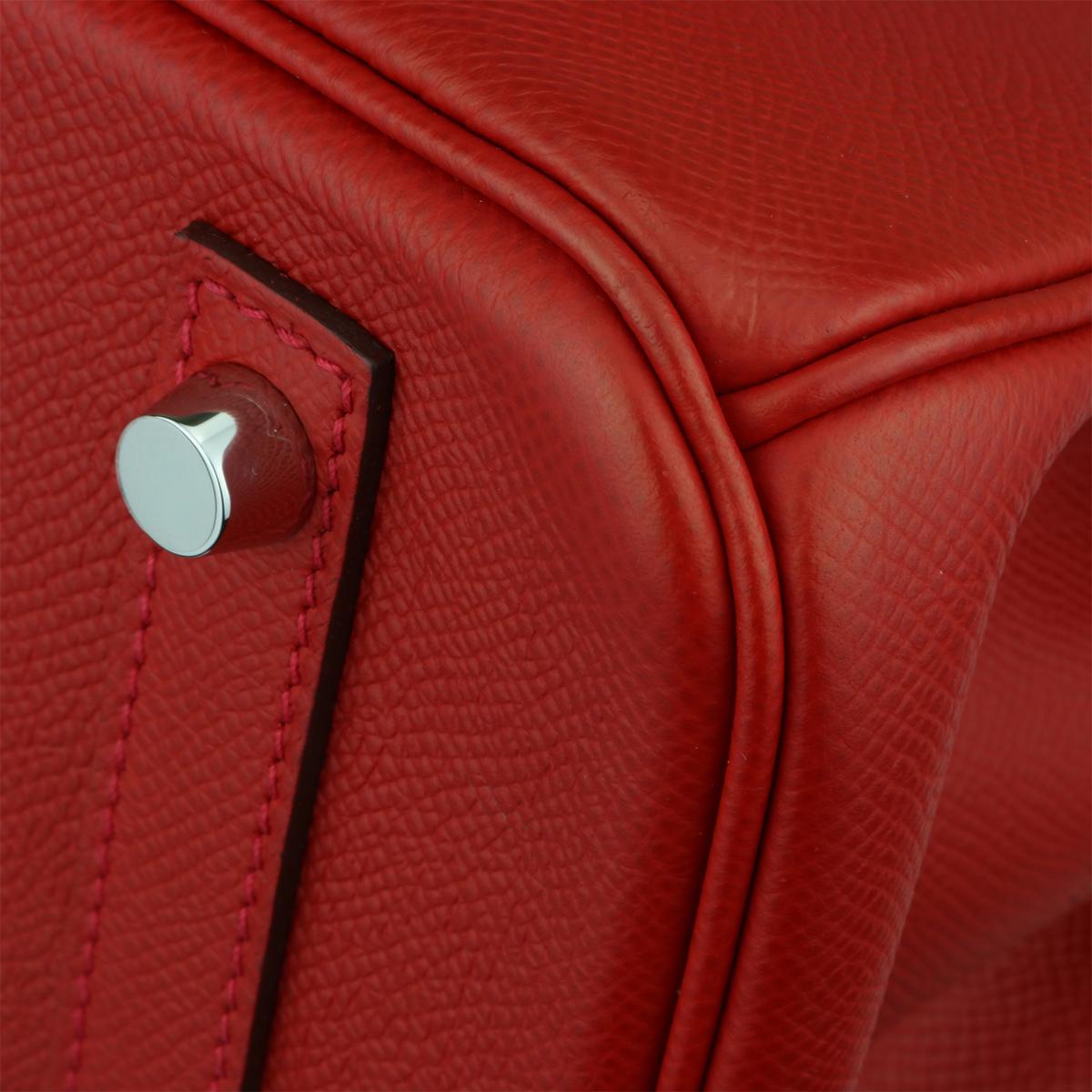 Hermès Birkin 30cm Bag Rouge Casaque Epsom Leather w/Palladium Hardware 2013 3