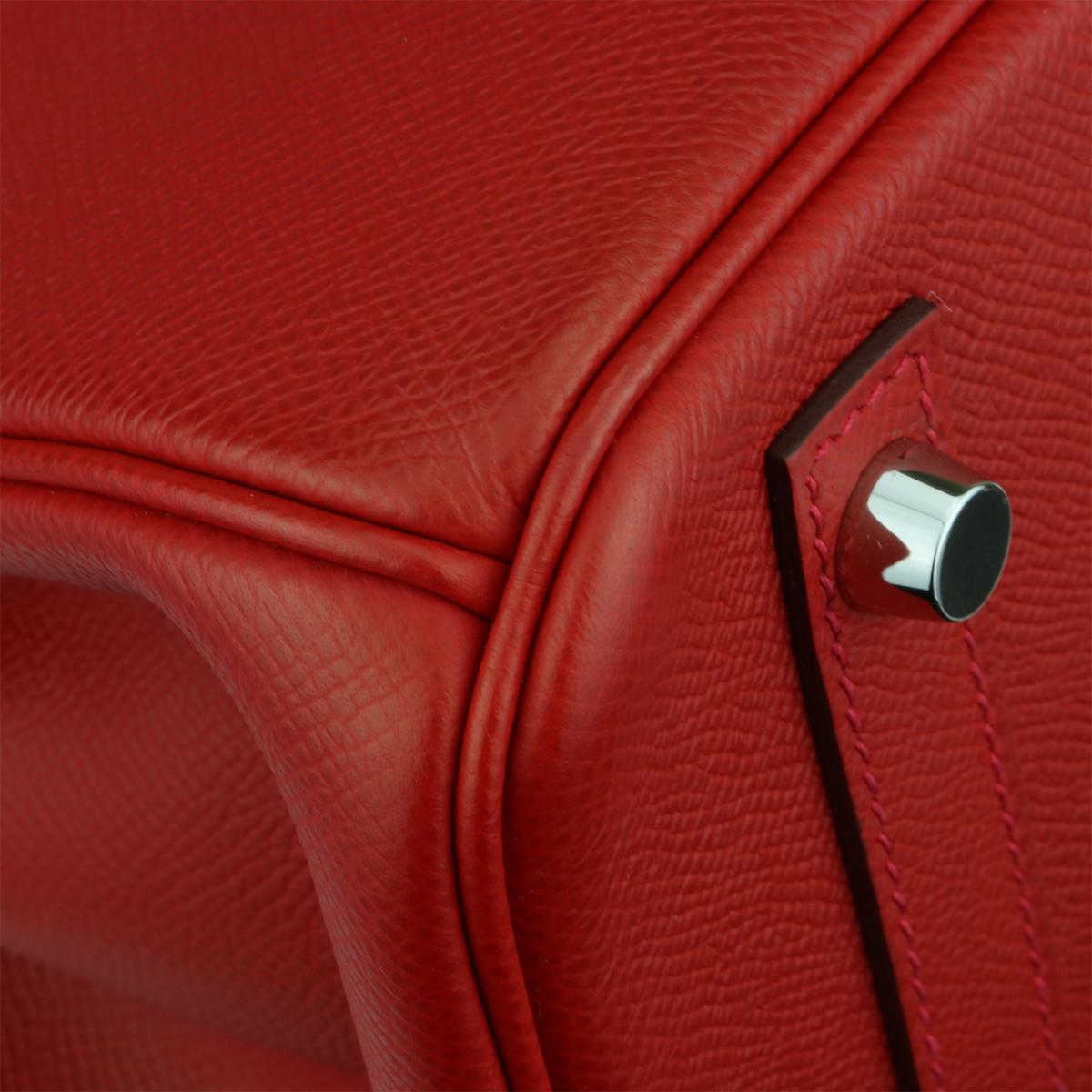 Hermès Birkin 30cm Bag Rouge Casaque Epsom Leather w/Palladium Hardware 2013 4