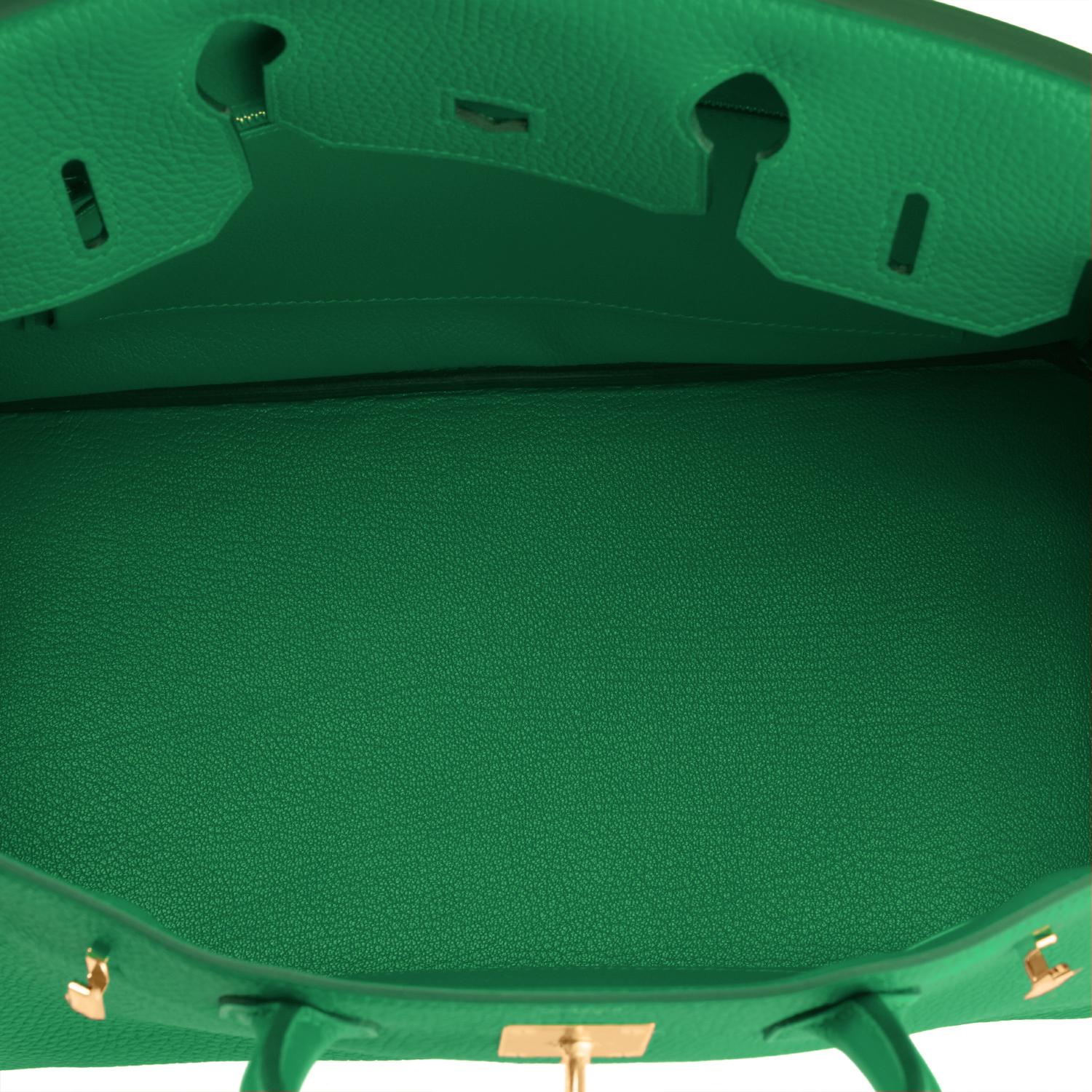 Hermes Birkin 30cm Bambou Bamboo Bag Green Gold Hardware Y Stamp, 2020 3