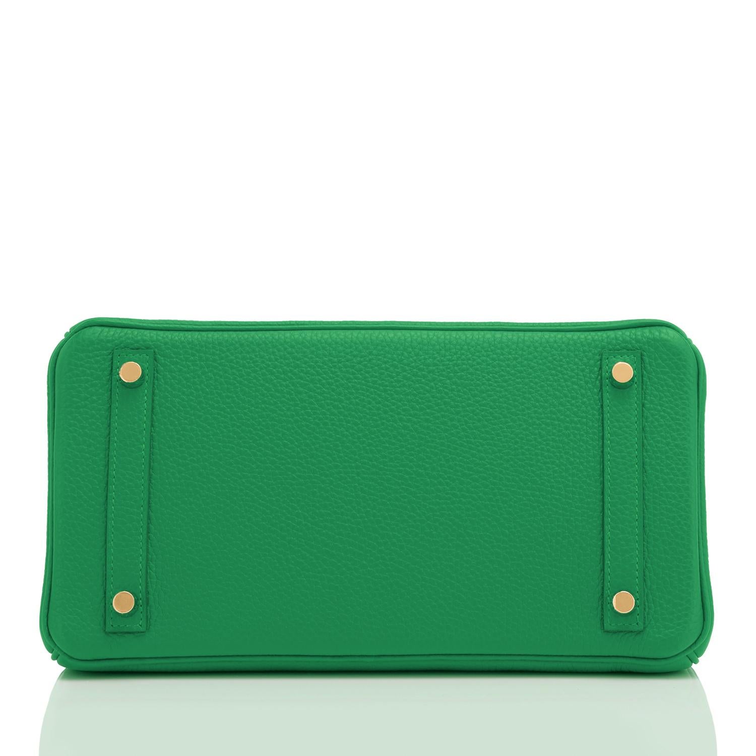 Hermes Birkin 30cm Bambou Bamboo Bag Green Gold Hardware Y Stamp, 2020 2