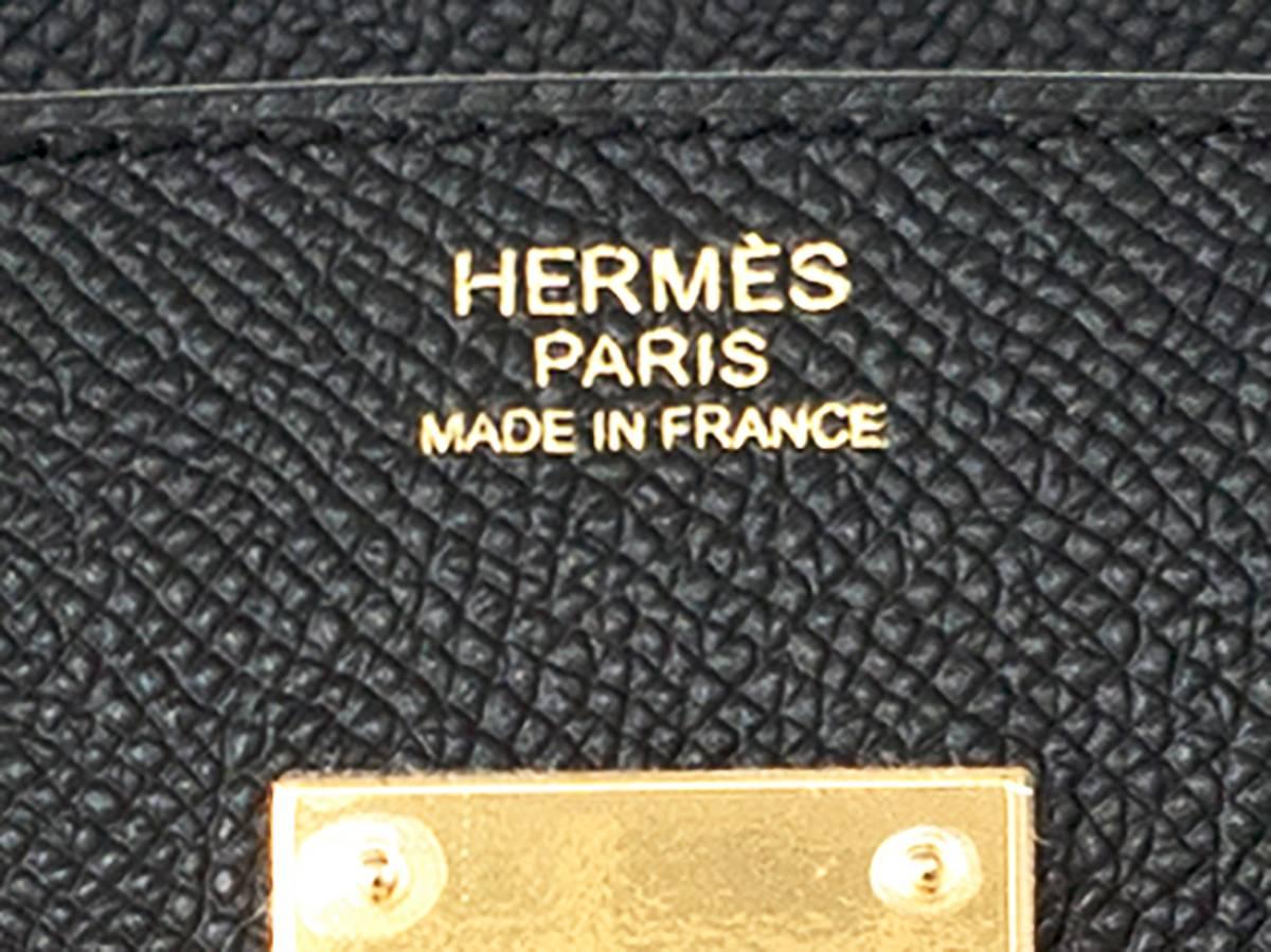 Hermes Birkin 30cm Black Epsom Gold Hardware Bag D Stamp, 2019 4