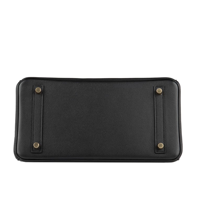 Hermès Birkin 30cm Black Epsom Leather Gold Hardware For Sale at 1stDibs