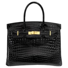 Hermès Birkin 30cm Noir brillant GHW