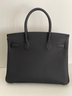 Hermes Birkin 30cm Black Togo Gold Bag Z 2021