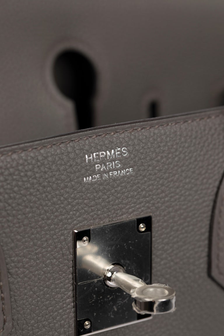 Hermès Birkin HSS 30 Noir (Black)/Gris Etain Togo Palladium Hardware P —  The French Hunter