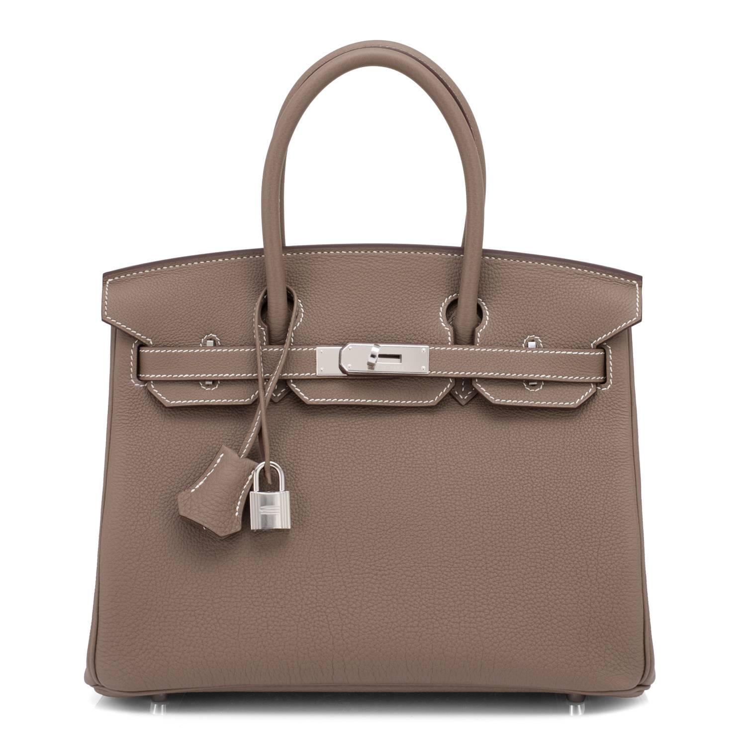 Hermes Birkin 30cm Etoupe Togo Birkin 