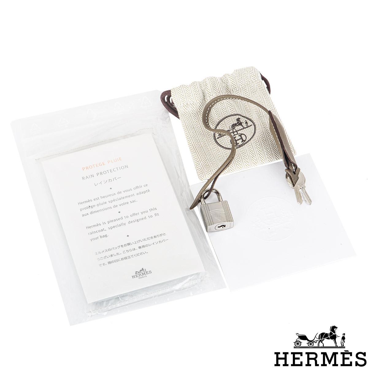 Hermès Birkin 30cm Etoupe Veau Epsom PHW 5