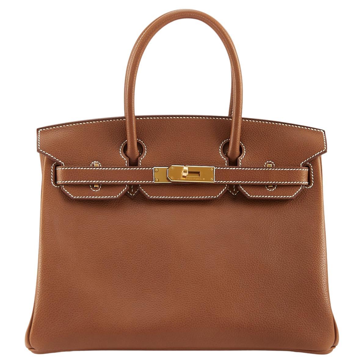 HERMÈS BIRKIN 30CM FAUVE Barenia Leather with Gold Hardware – LuxuryPromise